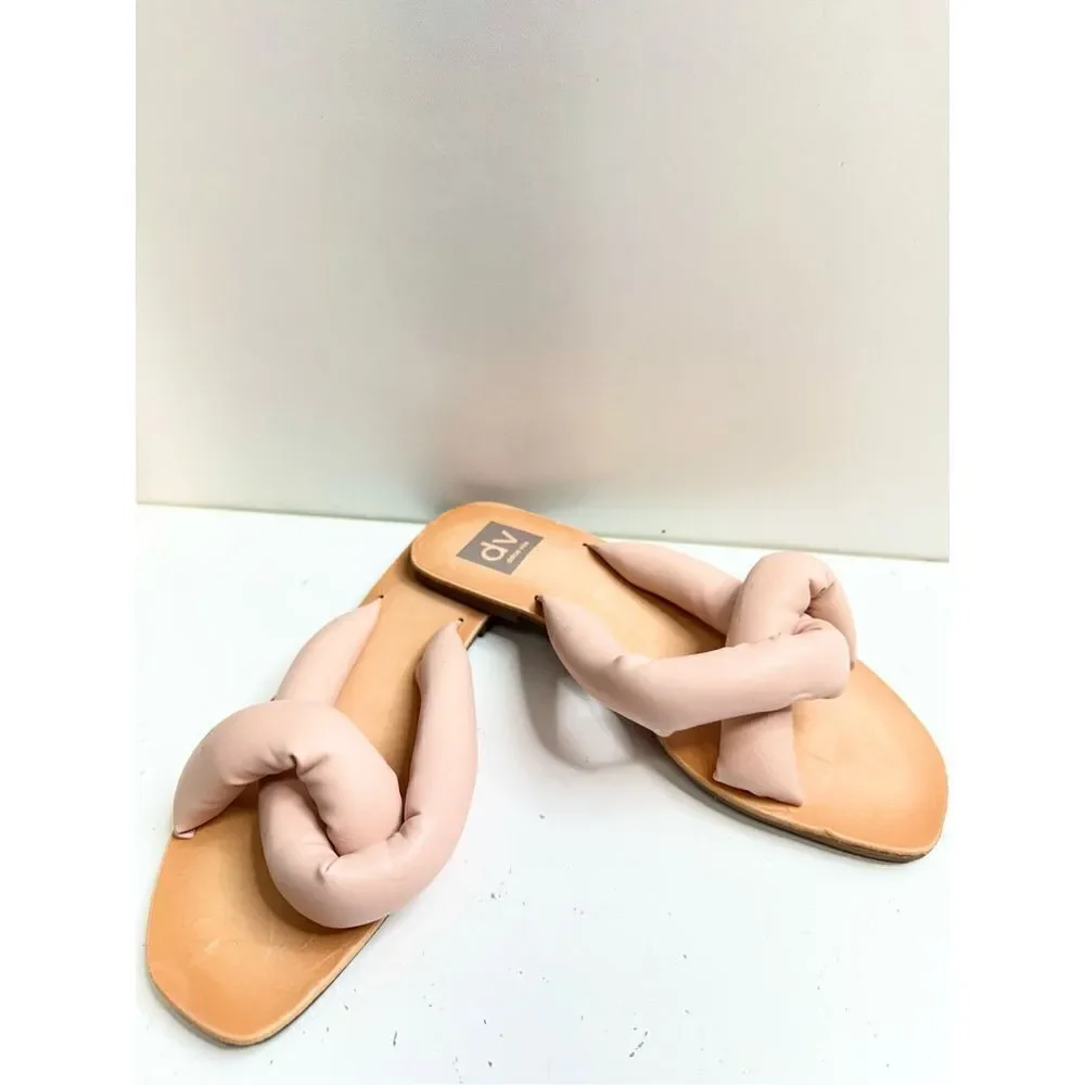 DV Dolce Vita Sandals Womens Size‎ 7 Pink Janae Slip On Flats